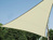 Sonnensegel Dreieck Creme 5m - mit Ösenset für Balkon / Terrasse