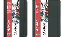CANSON Skizzenbuch GRADUATE Manga, 140 x 216 mm, schwarz (5299339)