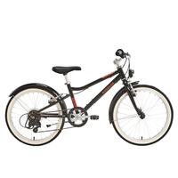 20 Inch Kids Hybrid Bike Riverside 500 6-9 Years - Black/peach - 20"