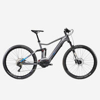 29" Full Suspension Electric Mountain Bike E-trail - Grey - XL - 185-195CM