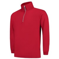 Tricorp Sweater Ritskraag Casual Rood Maat 5XL