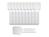 LTC Kletthalter Wall 10er Set selbstklebend Weiß