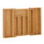 Relaxdays Besteckkasten Bambus, ausziehbarer Besteckeinsatz als Küchenorganizer, Schubladeneinsatz 5x29-48x34 cm, natur