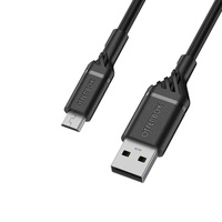 OtterBox Cable estándar USB A a Micro USB 1metro Negro
