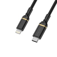 OtterBox Cable USB C-Lightning 1 m USB-PD Schwarz - Schnellladekabel- MFi-zertifiziert