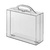 Präsentationskoffer / Musterkoffer / Kunststoff-Koffer „Compact“ | 232 mm 182 mm 85 mm