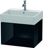 DURAVIT LC617504040 Waschtischunterbau L-CUBE 394 x 584 x 459 mm schwarz hochgla