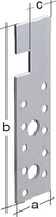 GAH 339982 Holz-Eisen-Anker Abmessung 180 x 30 x 4 mm sendzimirverzinkt