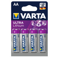 Varta Professional Lithium AA / AA batterij 4-Pack