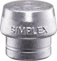 Artikeldetailsicht HALDER HALDER Ersatzschlagkopf aus Aluminium für Simplex-Schonhammer 50 mm