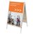 Nobo Premium Plus A0 A-Board Sign Holder with Snap Frame 1902204