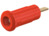 2 mm Buchse, Flachsteckanschluss, Einbau-Ø 8.3 mm, CAT III, rot, 65.9099-22