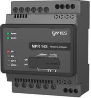 DIN sínes multiméter kijelző nélkül RS485 2x digitális be-/kimenet, ENTES MPR-15S-22 M3606