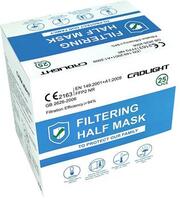 Finom por ellen védő maszk szelep nélkül FFP2 25 db, CRD Light CRDFFP2
