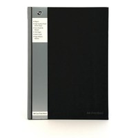 Pukka Pads A4 Casebound Hard Cover Notebook Ruled 192 Pages Silver/Black (Pack 5)