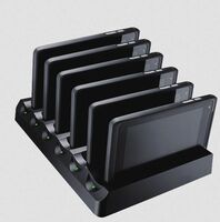 AIM-35 Multi Tablet Charger,, 6 in 1 charging cradle,