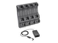 4 slot battery charger incl. power supply Zubehör Barcode Leser