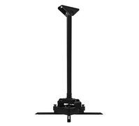 SYSTEM 2 - Heavy Duty Projector Ceiling Mount with Micro-adjustment - 1m Ø50mm Pole, Black & Chrome BT893-FD, Ceiling, 70 kg,Projector Mounts