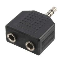 Audio Adapter 1x Mini 3,5mm - 2x Mini 3,5mm St/Bu