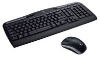 Wireless Combo Mk330 Keyboard Mouse Included Rf Wireless Qwerty English Black Tastiere (esterne)