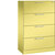 Armario para archivadores colgantes ASISTO, anchura 800 mm, con 4 cajones, amarillo azufre / amarillo azufre.