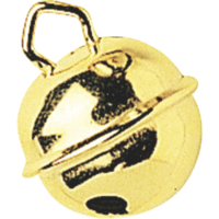 Metallglöckchen 24mm Durchmesser goldfarben VE=4 Stück