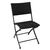 Bolero PE Wicker Folding Chairs with Steel Frame 460mm in Height Pack of 2