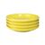 Olympia Heritage Plates in Yellow - Porcelain with Raised Rim - 253mm - 4 Pack