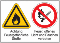 Sicherheitszeichen-Schild - 14.8 x 21 cm, Aluminium, Für außen und innen