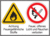 Sicherheitszeichen-Schild - 14.8 x 21 cm, Aluminium, Für außen und innen