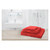 Handtuch Set 3-tlg., je 1 Stück 30x30 cm, 100x50 cm und 140x70 cm, Saunatuch, Badetuch, Strandtuch, Rot