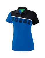 5-C Poloshirt 44 new royal/schwarz/weiß