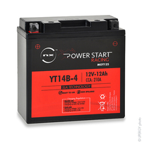 Batterie(s) Batterie moto YT14B-4 / NT14B-4 12V 12Ah