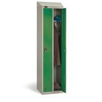 Probe twin lockers with sloping top