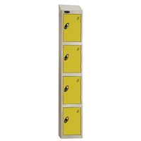 Probe coloured door premium sloping top lockers