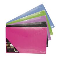 Eco A4 popper document wallets