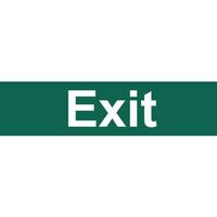 Exit (Text Only) Sign