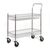 Chrome plated wire tray trolley