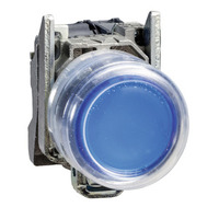 Leuchtdrucktaster, blau, Ø 22, 240V, ATEX