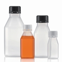Enghalsflaschen ohne Verschluss Serie 310 "Clear Grip" PP | Nennvolumen: 500 ml