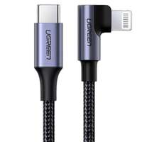 UGREEN US305 USB-C 2.0 - Lightning kábel, 3A 1.5m, fekete (60764)