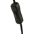 Klemmleuchte SPRING, E27, Euro-Steckerkabel mit Schnurschalter, dreh- und neigbar, schwarz matt / Details chrom