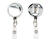 Chrome ID Badge Reels with Strap Clip (Pack of 50)