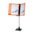 Casiers de stand / Système de panneaux de présentation / Porte-étiquette de prix "Infosign" | orange sim. RAL 2008