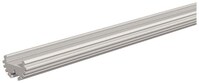 EVN Rund-Profil Aluminium-Profil APRD200 -200cm -Alu eloxiert