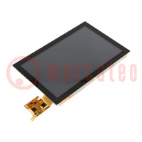 Display: TFT; 7"; 800x480; Achtergrondver: LED; Interface: LVDS