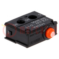 Microswitch SNAP ACTION; 0.1A/30VDC; without lever; SPDT; Pos: 2