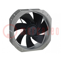 Fan: AC; axial; 230VAC; 280x280x80mm; 1785m3/h; 70dBA; ball bearing