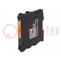 Converter: temperature; for DIN rail mounting; 12.5x117.2x114mm