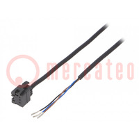 Connection lead; 2m; 0.2mm2; fiber-optic; Leads: lead x3